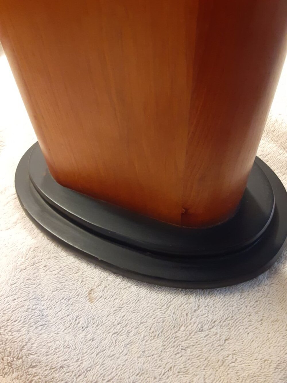 Vintage Linden Mahogany finished wooden jewelry box / clock housing case - Picture 8 of 14